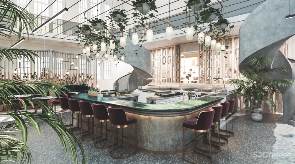 FormRoom新作首发 | 富有黑曜石设计灵感的罗马餐厅KAILO