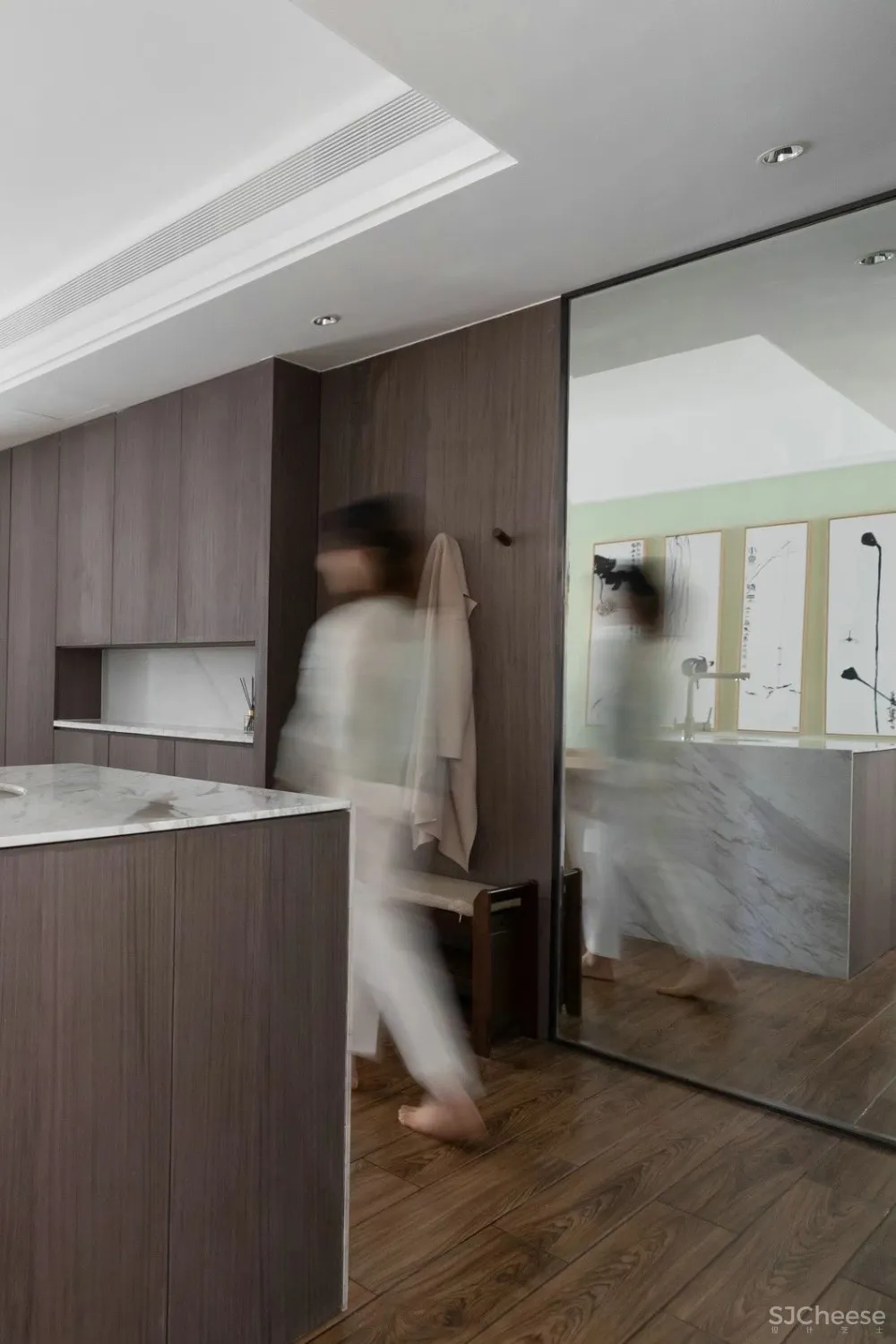 木质简约风丨原木色与白色搭配,真是美