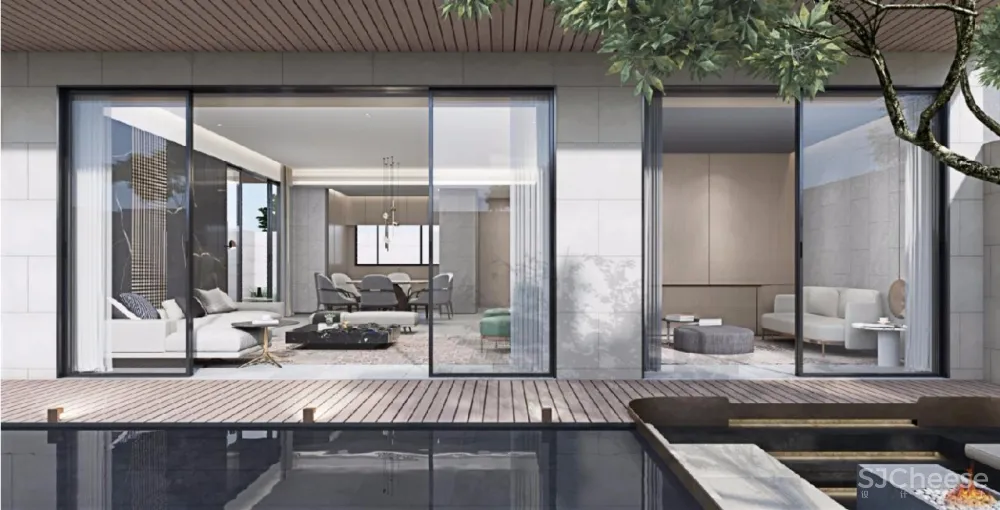 【派尚设计新作】300 ㎡超凡脱俗的臻品别墅项落地设计方案