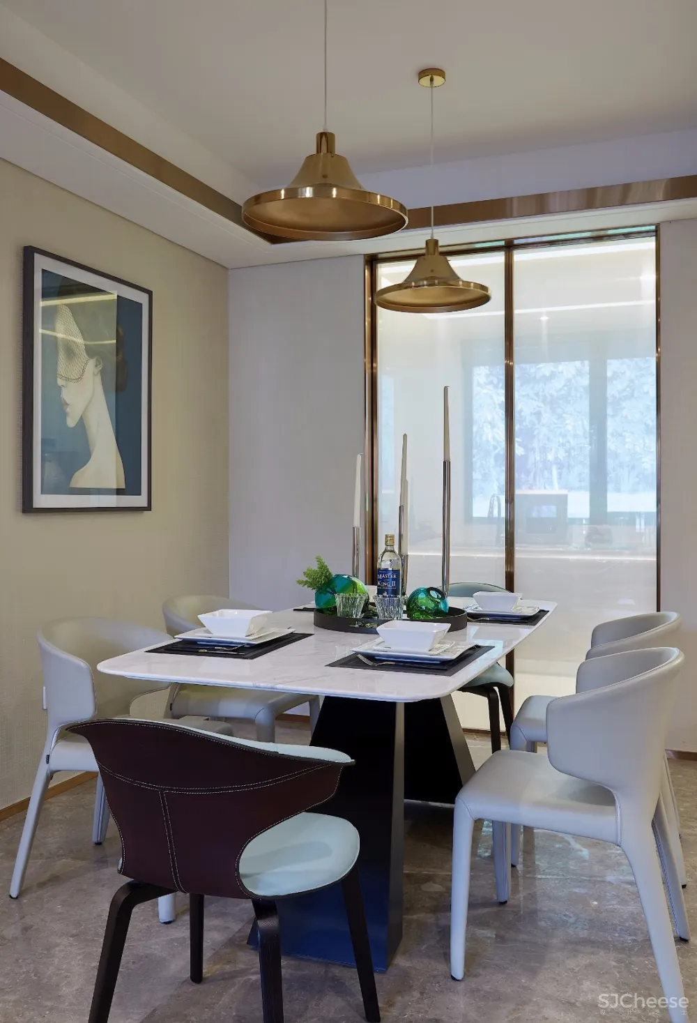 方磊新作 | 时尚·摩登·遇见 静安府样板间