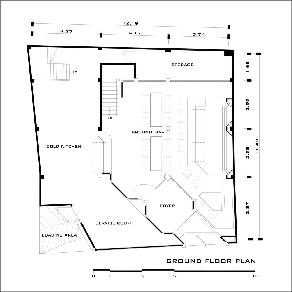 “过时的”混凝土泰国餐厅 / Lump