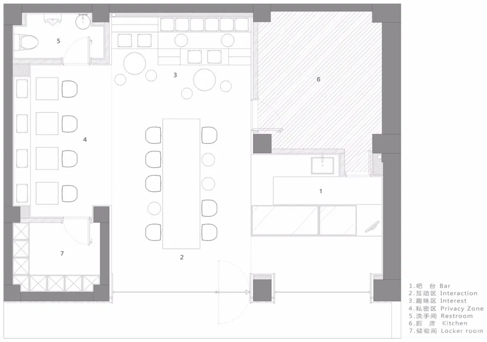 新作 | 大成设计：一半深蓝，一半浅灰 – ULUCKY甜品店