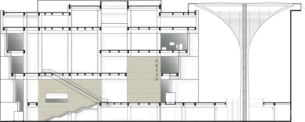 滨海新区文化中心滨海美术馆,天津 / gmp