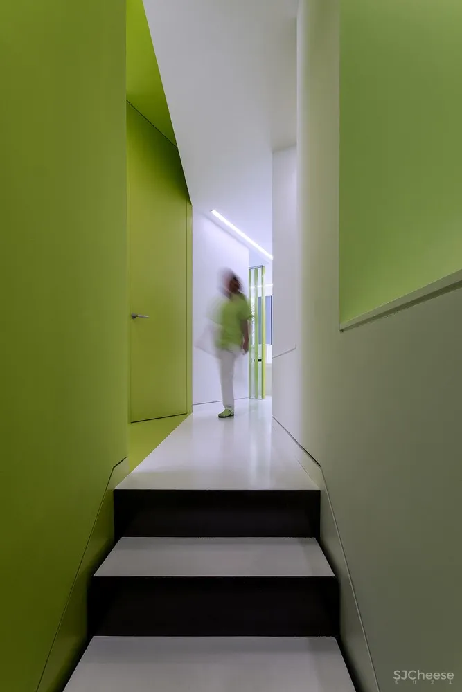 首发 | LANDÍNEZ+REY:马德里明亮绿色牙科诊所