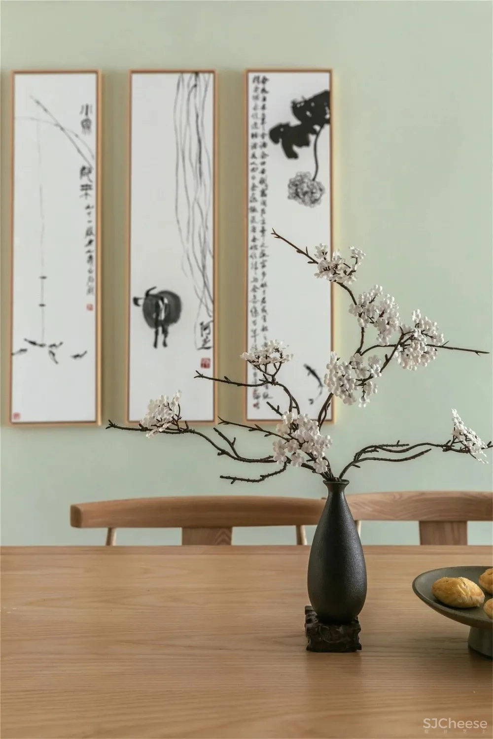 木质简约风丨原木色与白色搭配,真是美