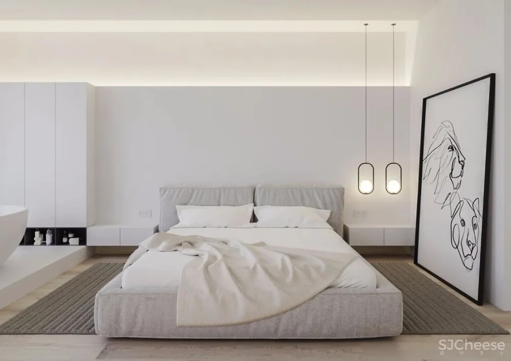 纯白色 LOFT丨完美诠释极简风格