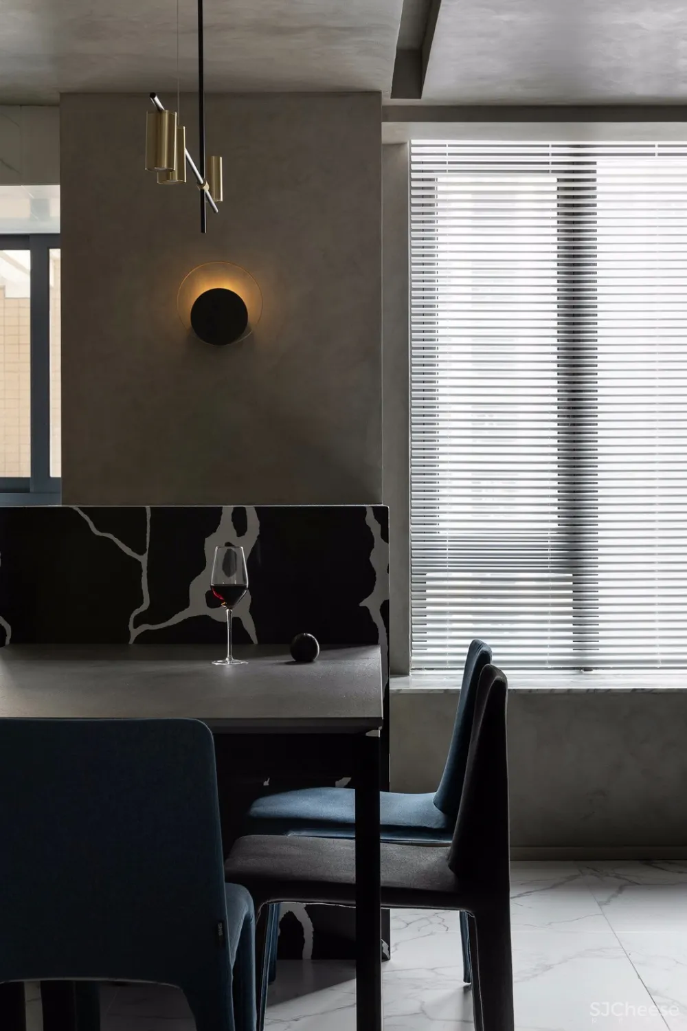 黑白灰+大理石丨更显理性沉稳