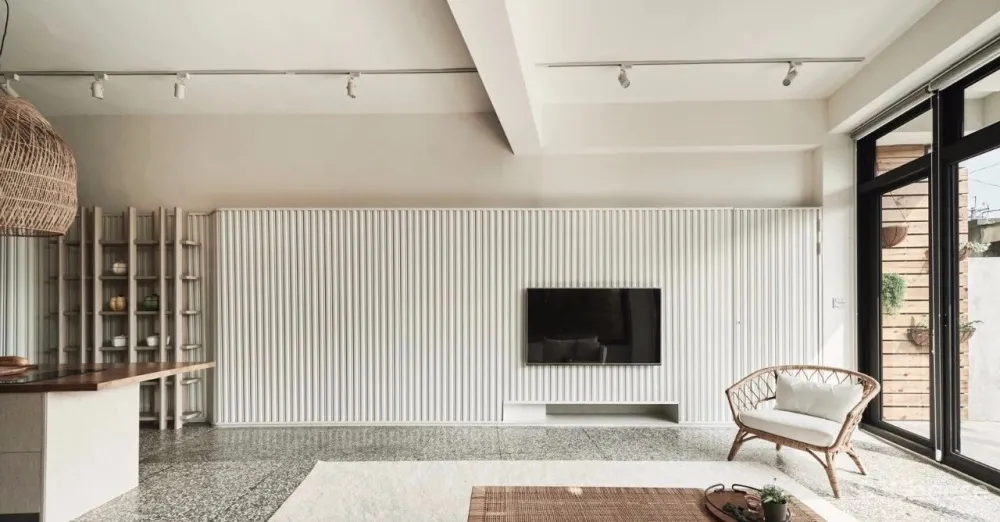 舒心的简约设计丨水磨石这样搭配更美