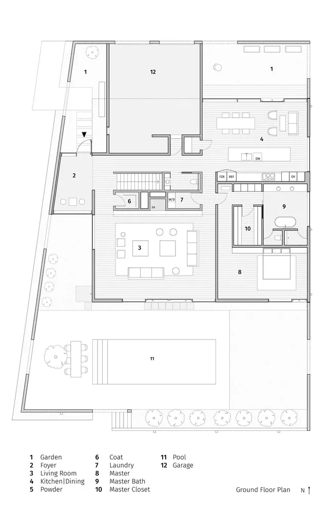 首发 | Studio YUDA:美国现代住宅 Lane B House