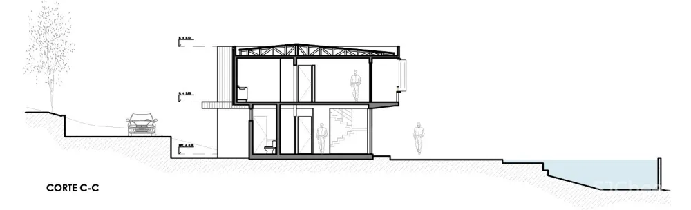 Biourban Arquitectos:橡木色住宅 H.D. House