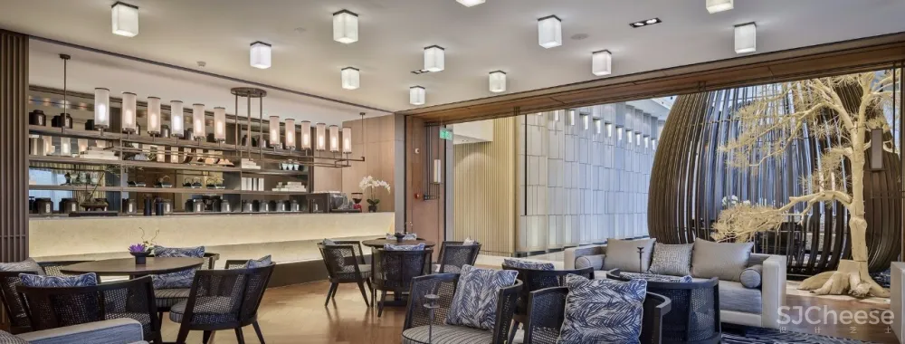 【达观设计新作】将“东方园林”的概念植入1200㎡售楼处室内设计