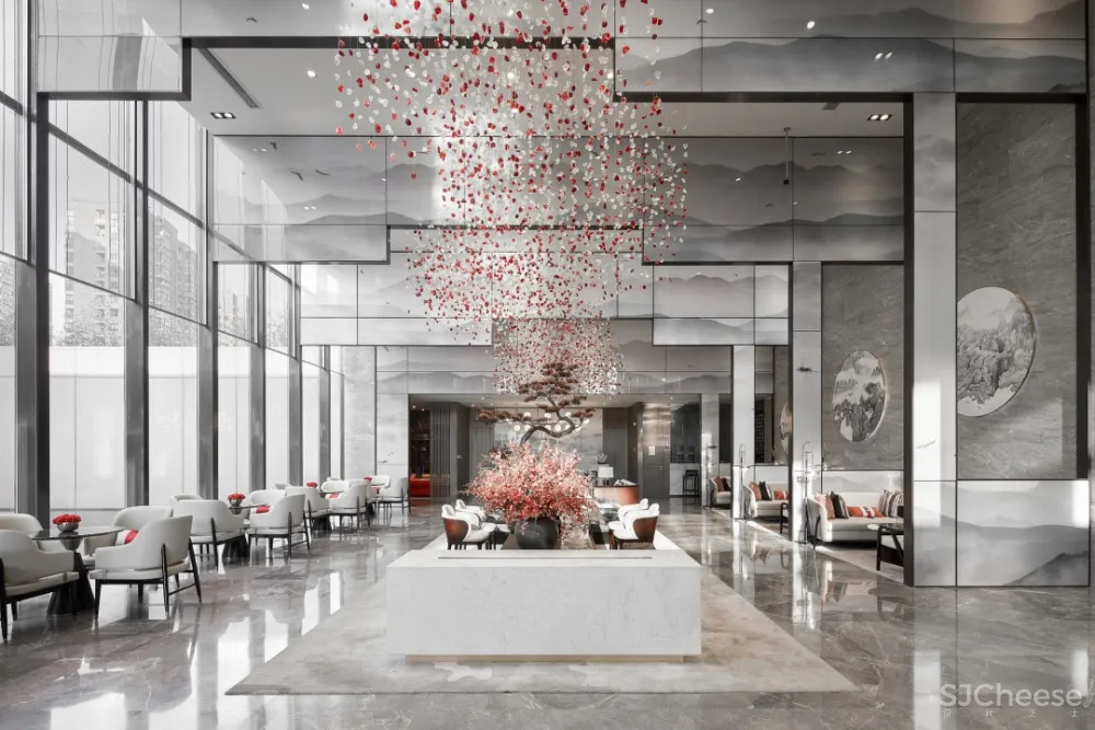 禾悉设计新作:光之韵律售楼中心丨设计脱胎于电影艺术的蒙太奇手法