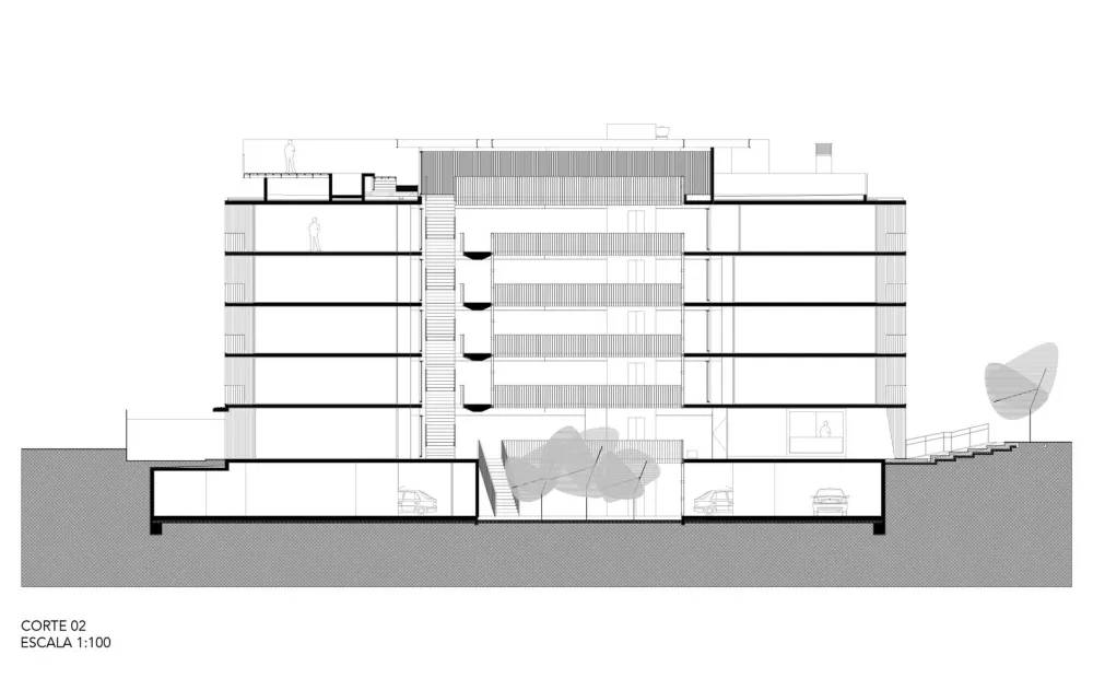 Talhouk + Arquitectos Asociados:智利工业风公寓楼 Echenique 46 Building