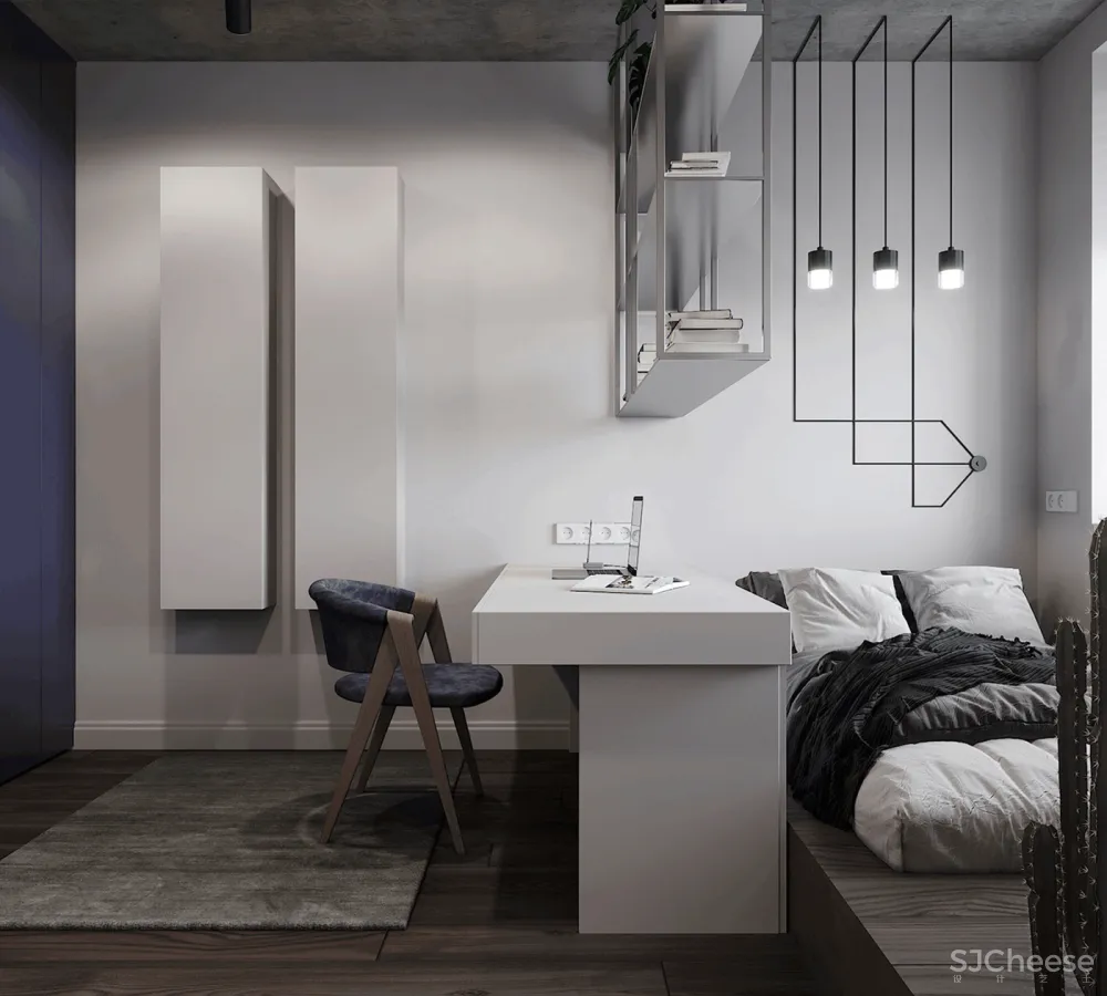 66㎡ 的公寓丨竟能设计出2室1厅和独立马桶间