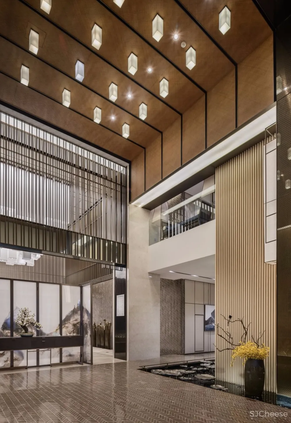 【达观设计新作】将“东方园林”的概念植入1200㎡售楼处室内设计