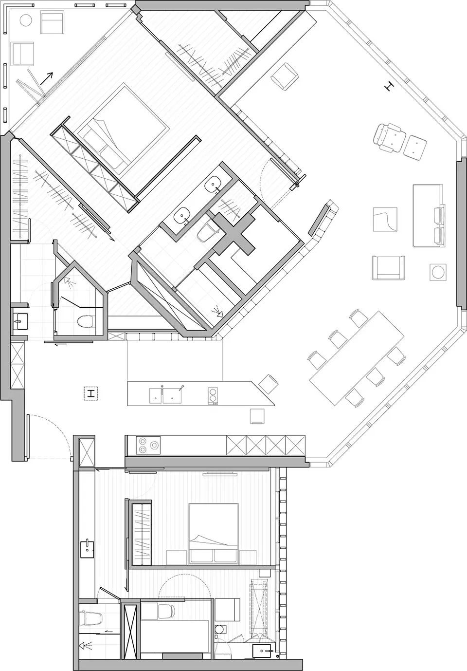 八角·三线 + 一方，台北 / 创研空间