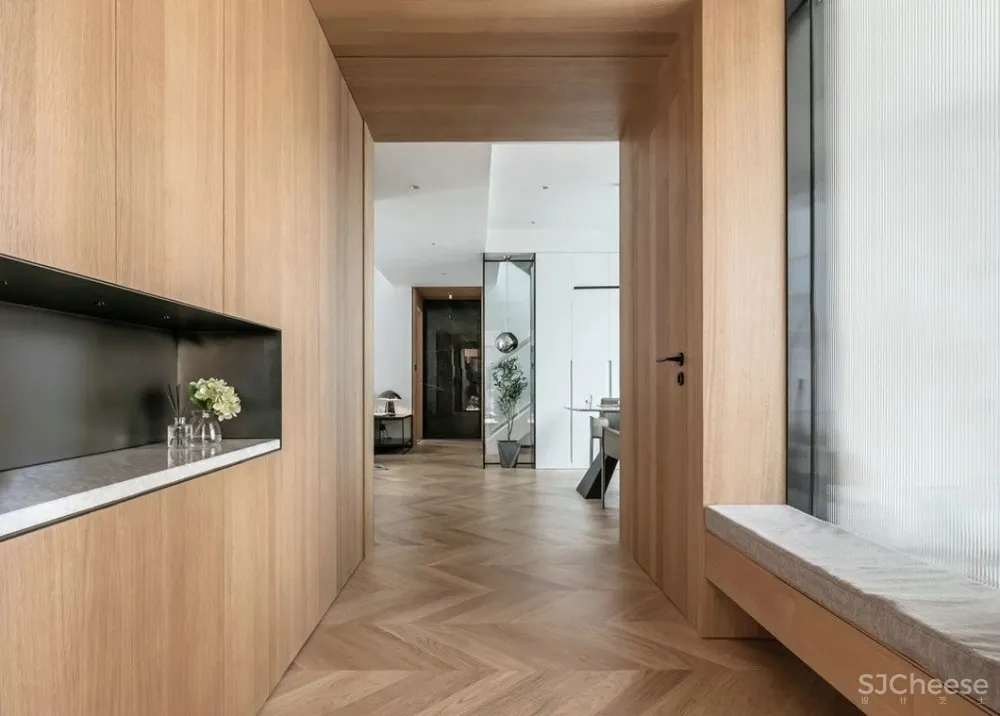 木质简约风丨原木色与白色搭配,真是美