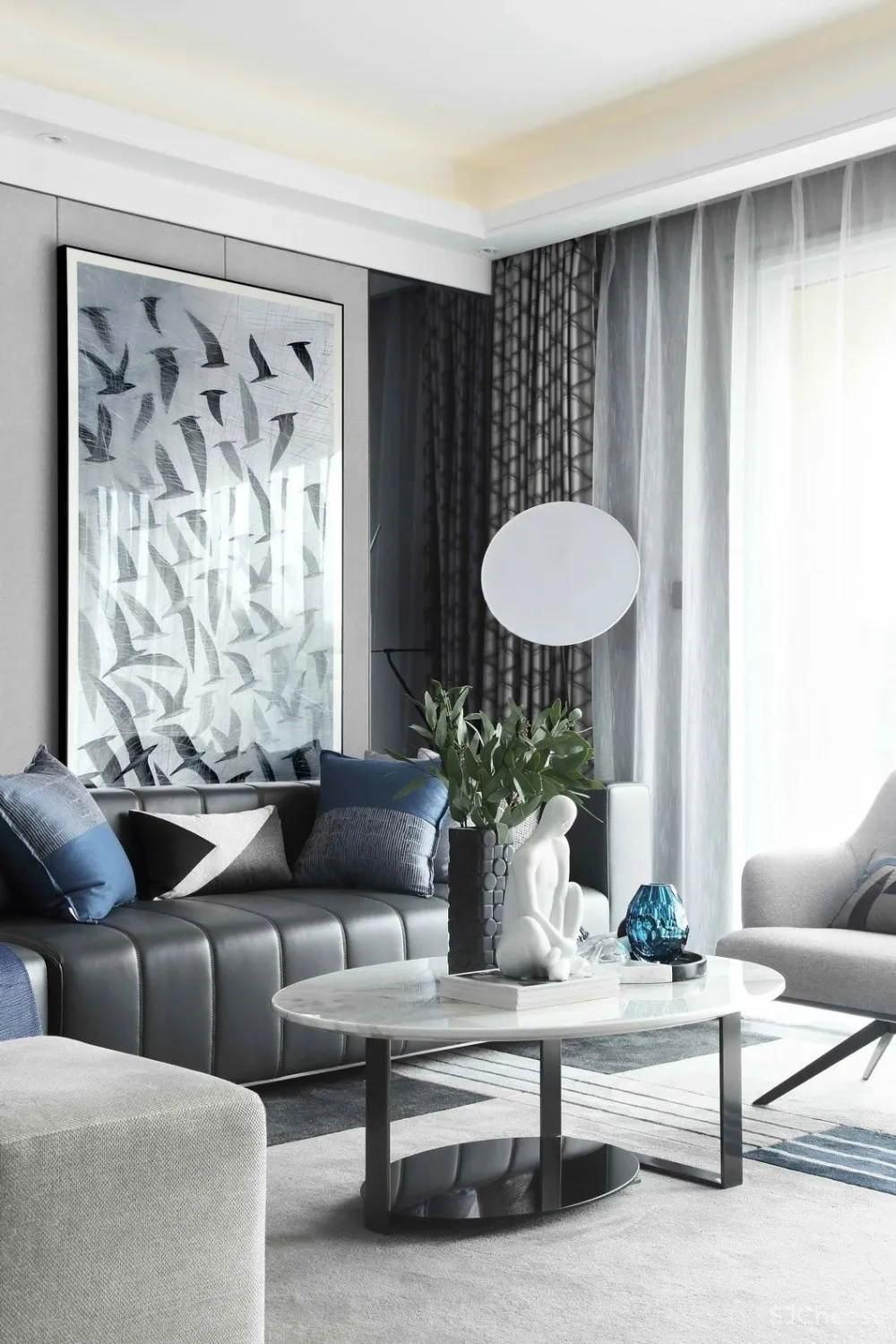 新作 | 200㎡ 顶级复式,绝佳质感打造高级范