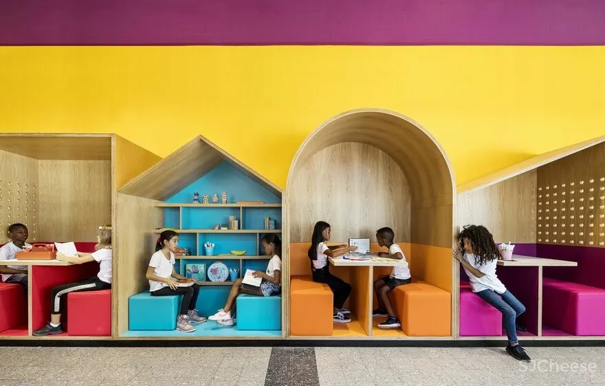 五彩斑斓的几何格子 | 以色列Hayarden School