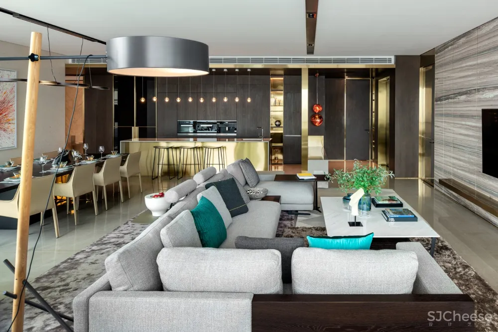 壹舍新作 | 自由、舒适、联动,看顶级大平层演绎别样都市生活!——花样年集团成都花漾锦江M户型样板间