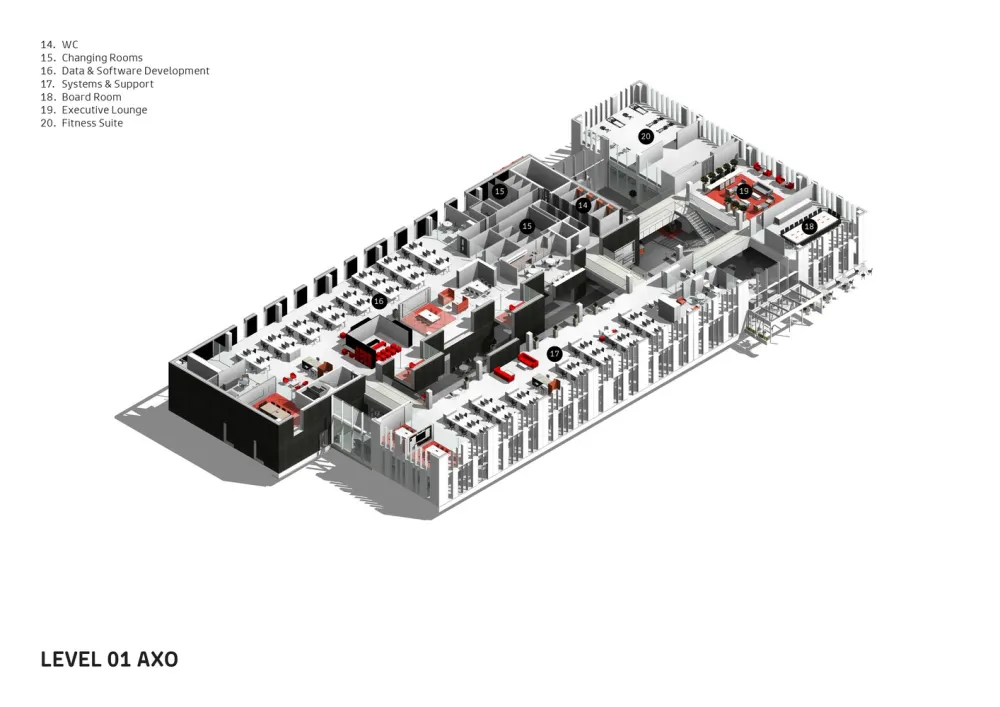 新作 | FaulknerBrowns Architects：蜂窝空间办公场所 Janet Nash House