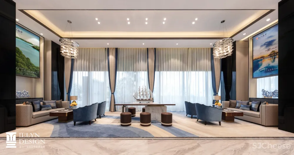 宜兰设计:北海春江海岸售楼部