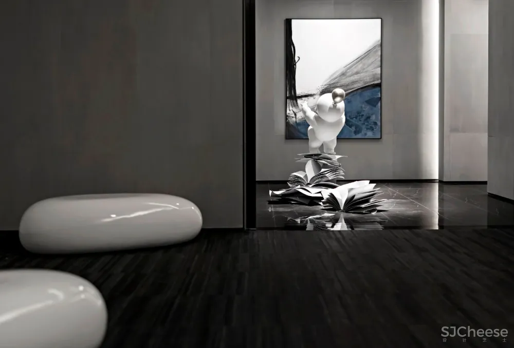 新作 | 长沙卓越青竹湖:静雅高级灰,诠释气度不凡的设计语境