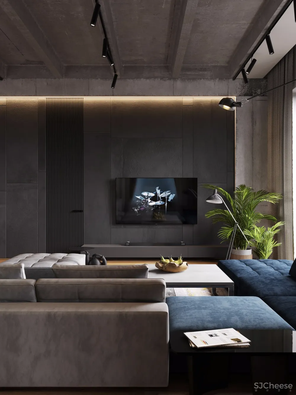 136㎡ 轻工业风丨每一个设计都值得参考