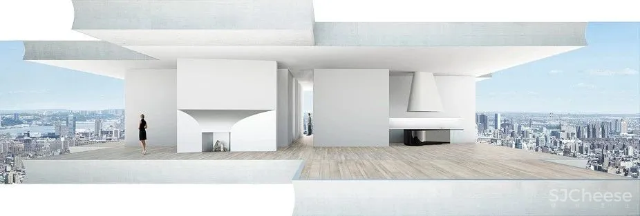 售价2亿的顶层公寓丨装修的不像精装房