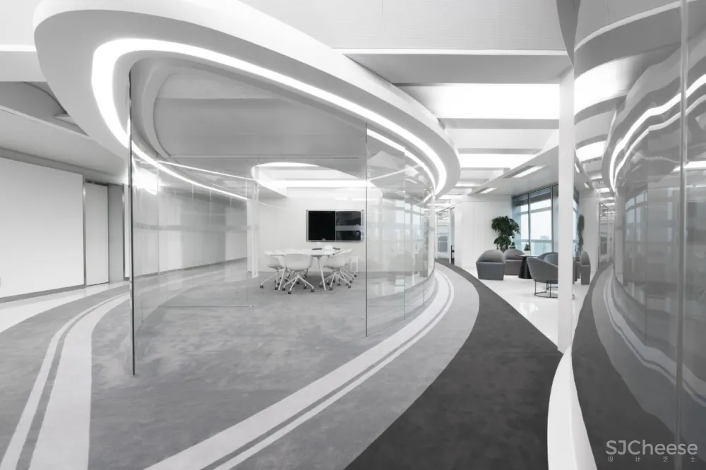 新作 | 广州珠江新城CBD未来总部办公设计,满满的科技感