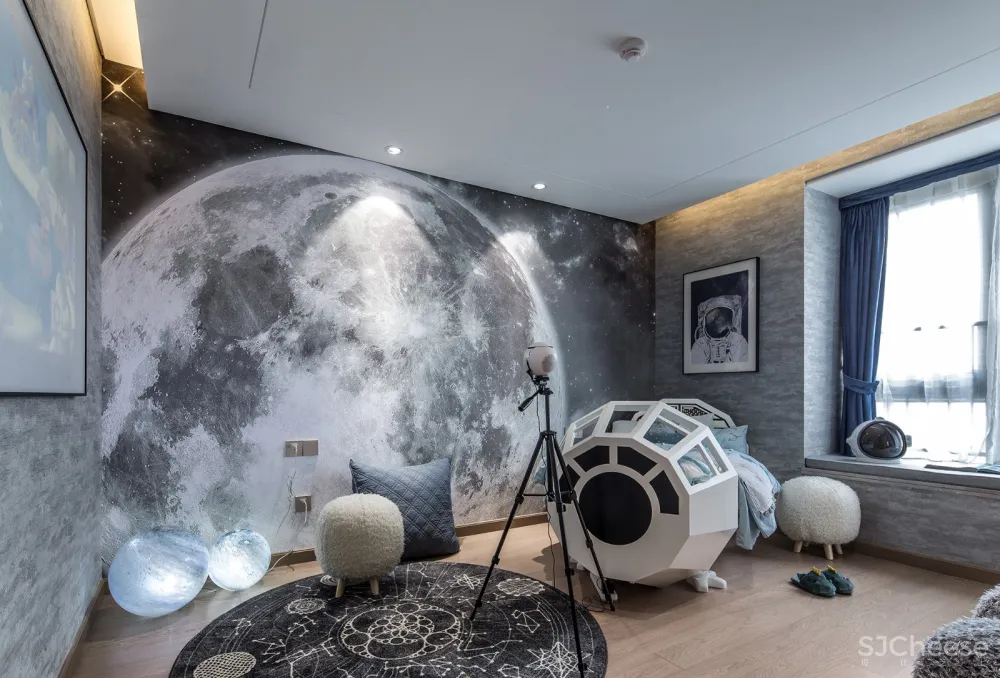 达文设计丨广州粤海拾桂府顶层复式:在生活中