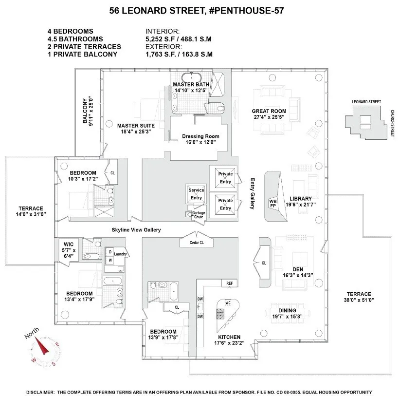 售价2亿的顶层公寓丨装修的不像精装房