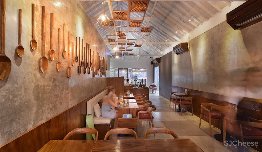 巴厘岛热带风“勺子”主题餐厅 studio asri