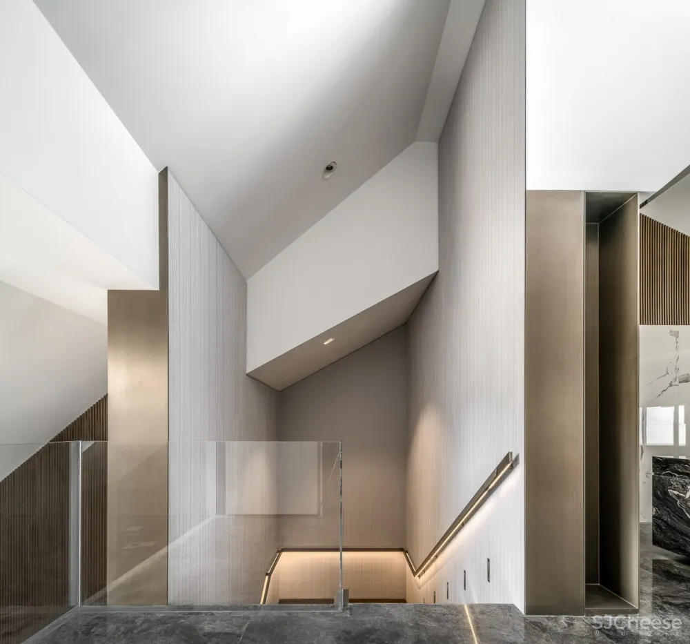 集艾设计 LSD联袂新作 1000㎡ 纯粹主义 顶级豪宅设计落地方案