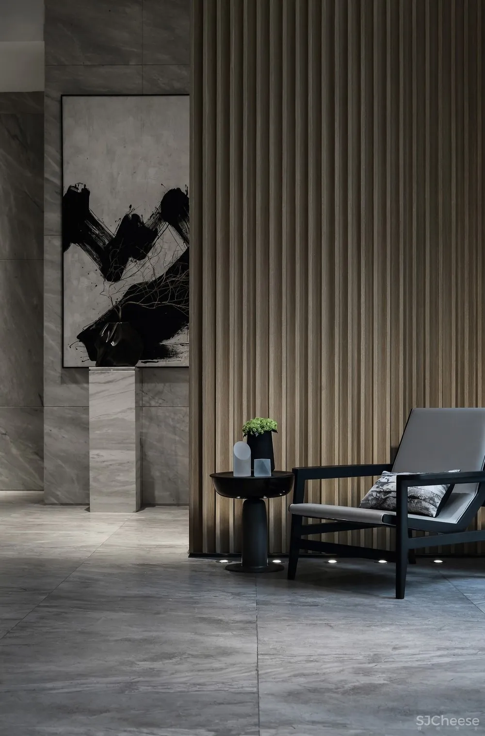 造价6500/㎡顶级售楼中心设计丨呈现出空间美感契合的精美质感