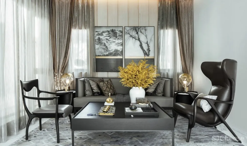 【上上国际新作】 500㎡ 东方意境样板间设计丨最具诗意的格调