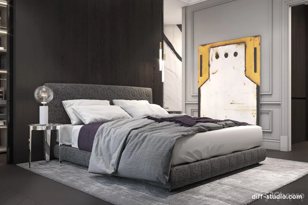 巴黎高级灰质感私宅 Diff.Studio