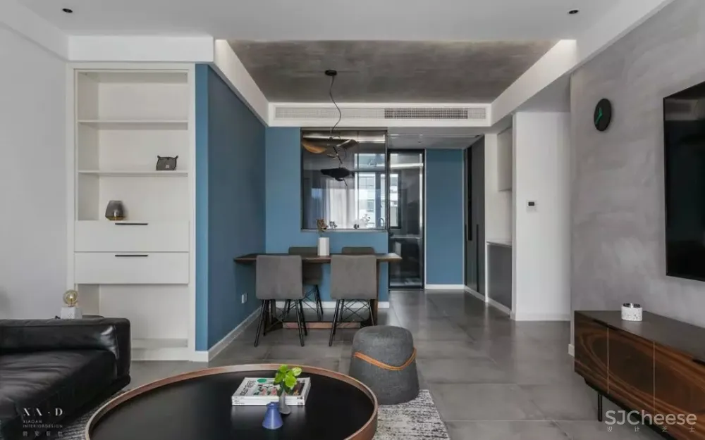 《蓝染》145㎡弥漫浪漫气息的家 晓安设计