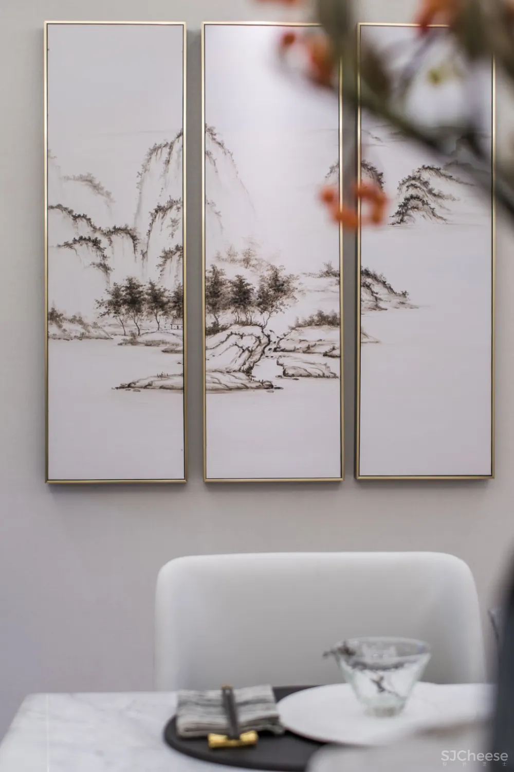 【SEPD圣易文设计】 诗意现实主义三套样板间设计落地方案