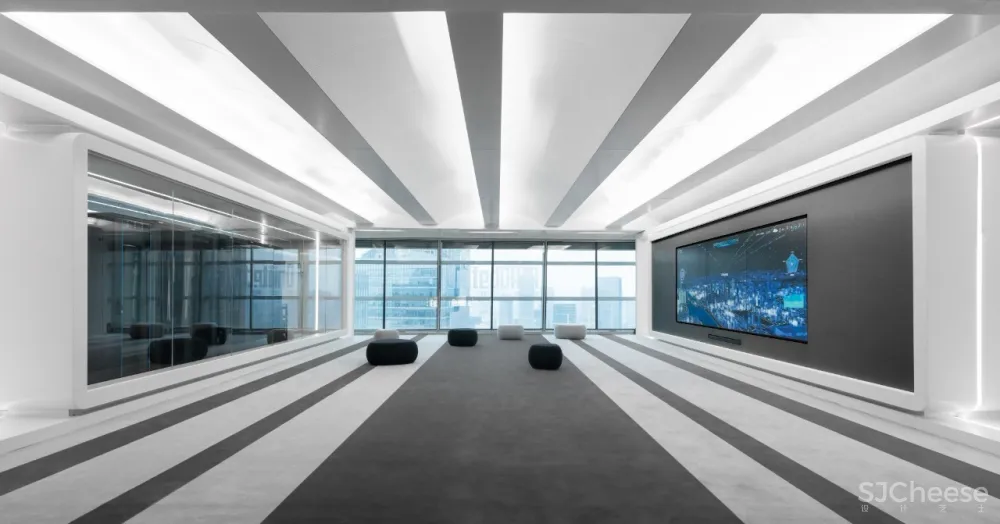 新作 | 广州珠江新城CBD未来总部办公设计,满满的科技感