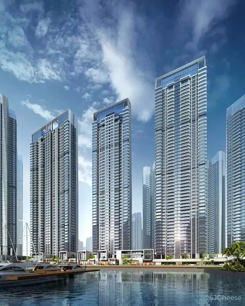 新作 | 775m² 深圳半岛城邦 270° 云海天幕超级顶复,无敌空中泳池