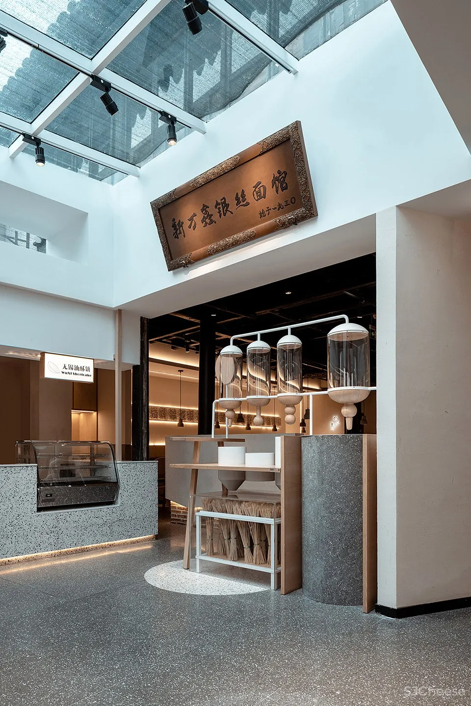 融入古色古香的运河畔风貌,无锡新万鑫银丝面馆 欧阳跳建筑设计