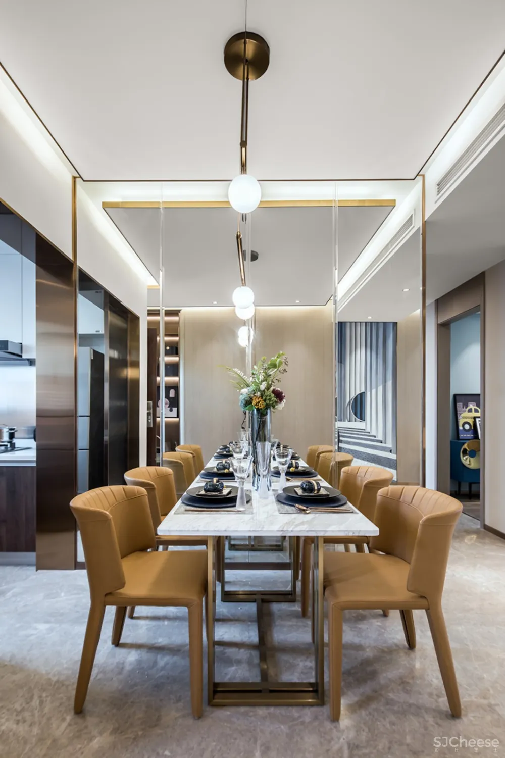 【SEPD圣易文设计】 诗意现实主义三套样板间设计落地方案