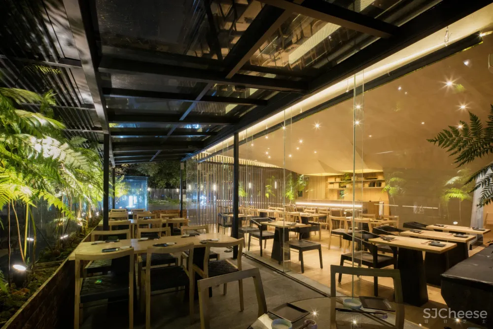 Michan Architecture在墨西哥城的Oku餐厅上方创造了“洞穴式”天花板