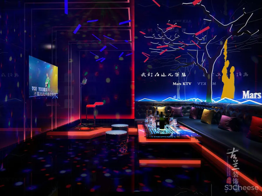资中Marks KTV装修 成都特色ktv装修公司