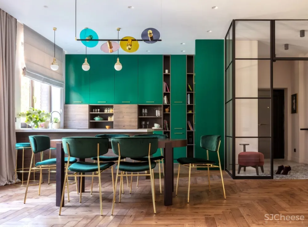 阿拉木图105m²轻奢怀旧风公寓 Danara Akhmetova