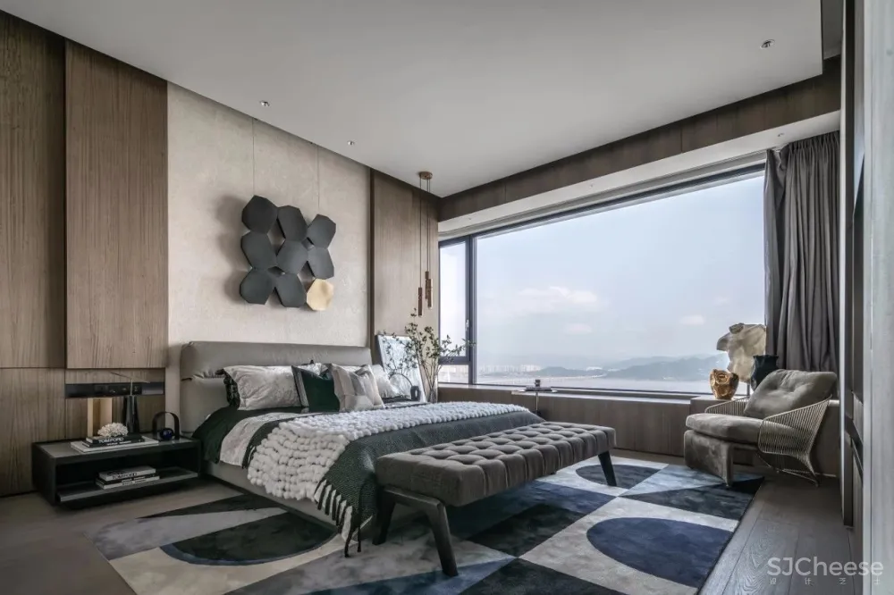 新作 | 775m² 深圳半岛城邦 270° 云海天幕超级顶复,无敌空中泳池