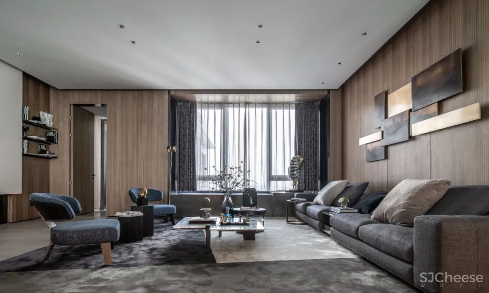 新作 | 775m² 深圳半岛城邦 270° 云海天幕超级顶复,无敌空中泳池