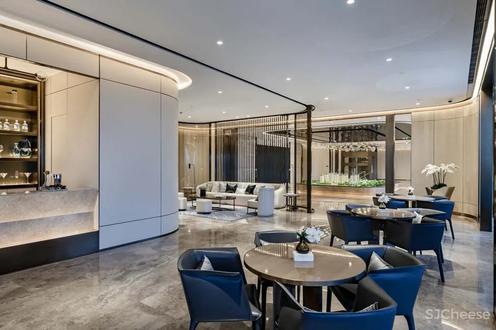 【新作】从建筑、景观、室内、软装四位一体的整体化全方位售楼中心设计