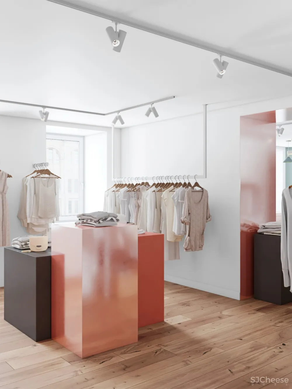 55m²乌克兰北欧风服装店 Nagornaya Julia Smirnova Maria